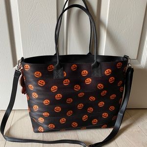 Harvey’s seatbelt nbc Halloween pumpkin handbag